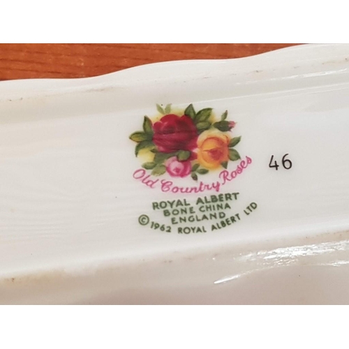 141 - Royal Albert 'Old Country Roses' Rectangular Dish / Tray, (Approx. 21 x 5.5 x 3cm)