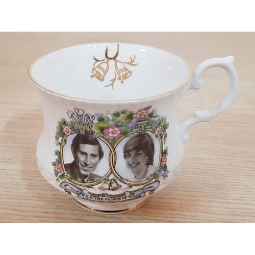 16 - Commemorative Porcelain Cup & Saucer, 'The Marriage of HRH The Prince of Wales and Lady Diana Spence... 