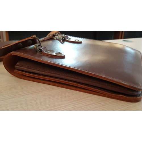 196 - Original Vintage Eastern Bloc Military Officer's Field Bag / Map Case, (unused)