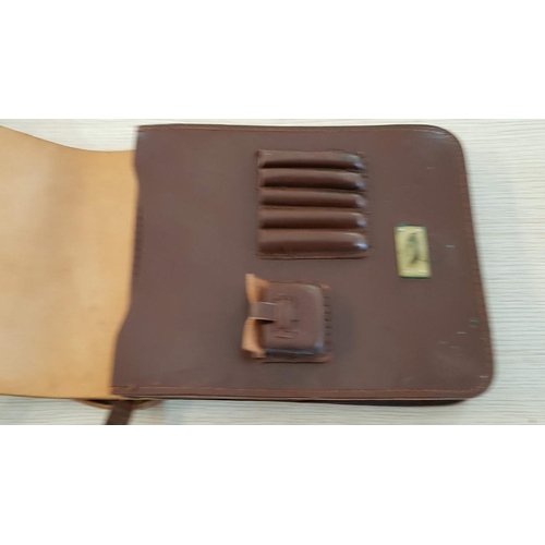 196 - Original Vintage Eastern Bloc Military Officer's Field Bag / Map Case, (unused)