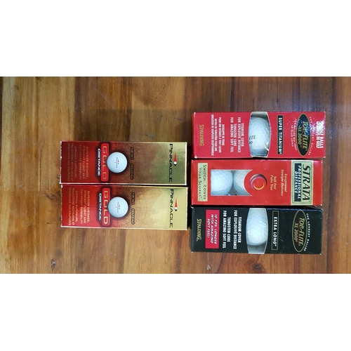 202 - Large Collection of Golf Accessories; Golfing Shoes Size 9, Qty of Golf Balls, Golf Ball Tee Holder ... 