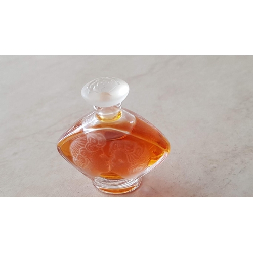 206 - Lalique Crystal Miniature Perfume 'Le Baiser' (1999), Together with 10 x Other Miniature Perfume Bot... 