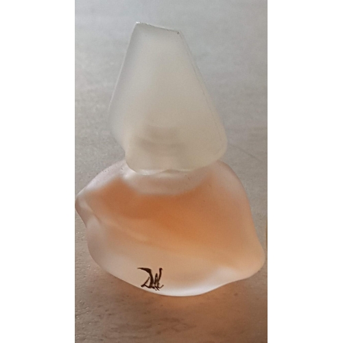 206 - Lalique Crystal Miniature Perfume 'Le Baiser' (1999), Together with 10 x Other Miniature Perfume Bot... 