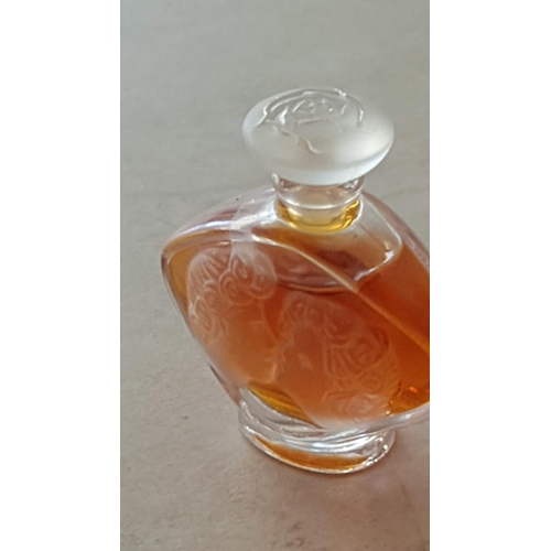 206 - Lalique Crystal Miniature Perfume 'Le Baiser' (1999), Together with 10 x Other Miniature Perfume Bot... 