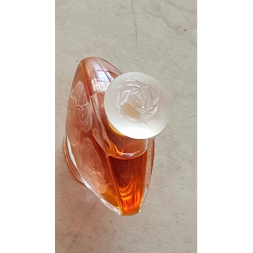 206 - Lalique Crystal Miniature Perfume 'Le Baiser' (1999), Together with 10 x Other Miniature Perfume Bot... 