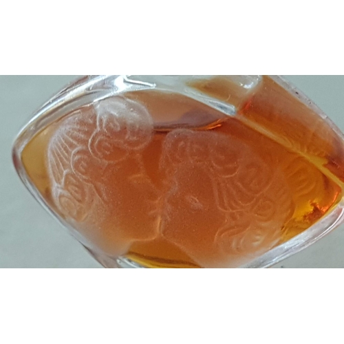 206 - Lalique Crystal Miniature Perfume 'Le Baiser' (1999), Together with 10 x Other Miniature Perfume Bot... 