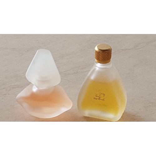 206 - Lalique Crystal Miniature Perfume 'Le Baiser' (1999), Together with 10 x Other Miniature Perfume Bot... 