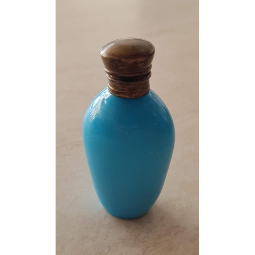 209 - Collection of 8 x Glass and Natural Stone Miniature Perfume Bottles, (8)