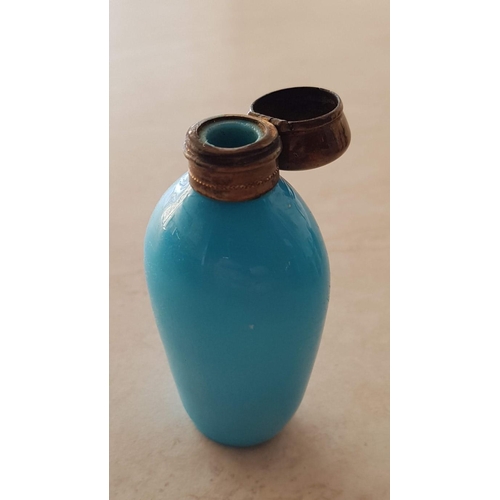 209 - Collection of 8 x Glass and Natural Stone Miniature Perfume Bottles, (8)