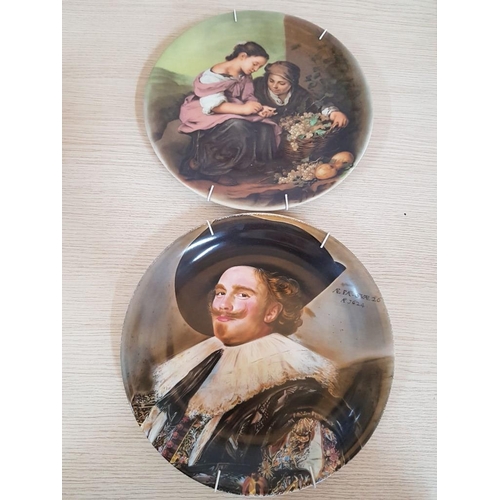 211 - 2 x Collector's Decorative Porcelain Wall Plates; 'The Laughing Cavalier' by Frans Hals, and 'The Be... 