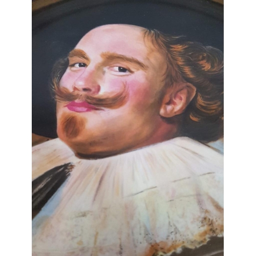 211 - 2 x Collector's Decorative Porcelain Wall Plates; 'The Laughing Cavalier' by Frans Hals, and 'The Be... 