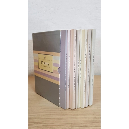 222 - 'The Essential Collection of Poetry', Box Set, First Edition; Incl. Lord Byron, D.H. Lawrence, Willi... 