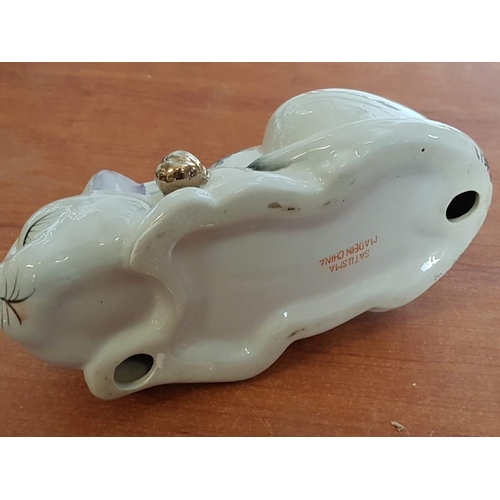227 - Satsuma Sleeping Cat, (Approx. 24 x 11cm)