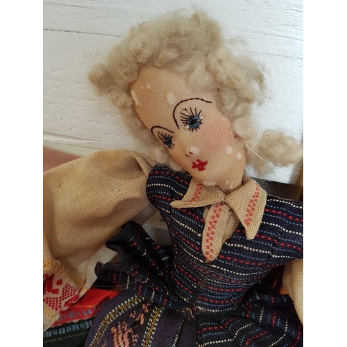 228 - Steiff Tabby Cat, (Circa 1950-1959), Made in Germany, Together with Other Vintage Toys, (5)