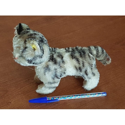 228 - Steiff Tabby Cat, (Circa 1950-1959), Made in Germany, Together with Other Vintage Toys, (5)