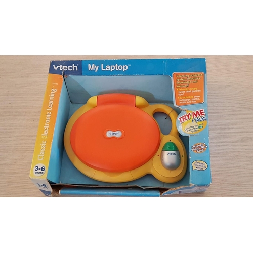 57 - vtech 'My Laptop', Electronic Learning, with Box, (untested)