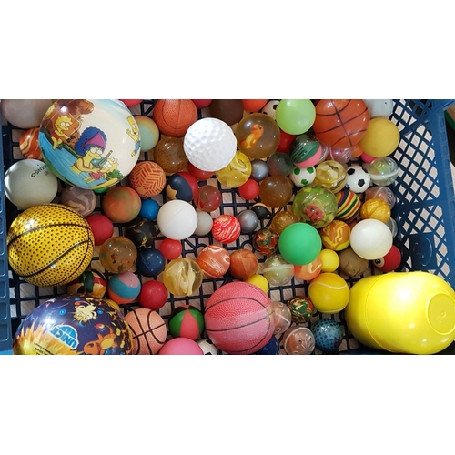 71 - Large Collection of Assorted Balls, Drinking Bottles, etc