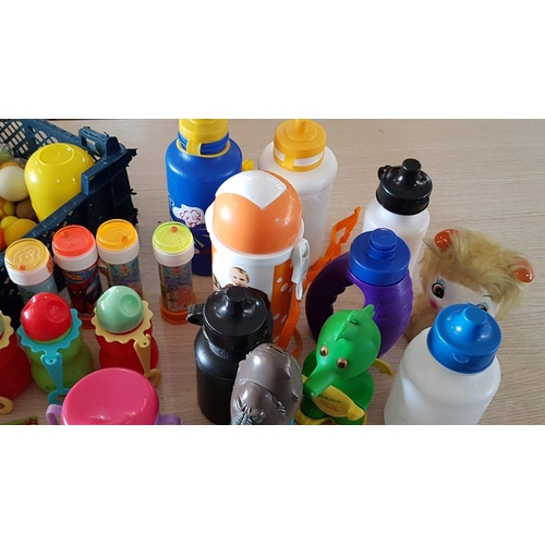 71 - Large Collection of Assorted Balls, Drinking Bottles, etc