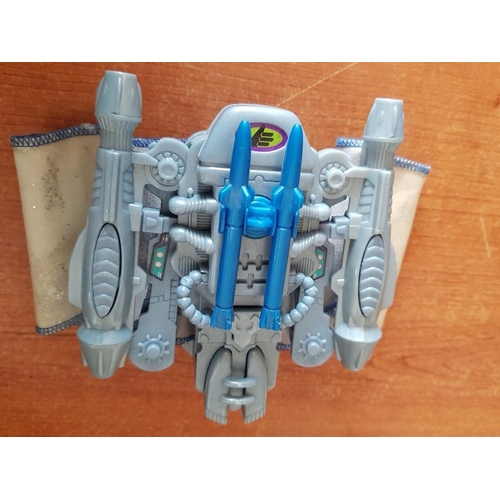 197 - Max Steel MX25 Attack Jet and Battle Luge Retro Toy, (Circa 1999) with Original Box