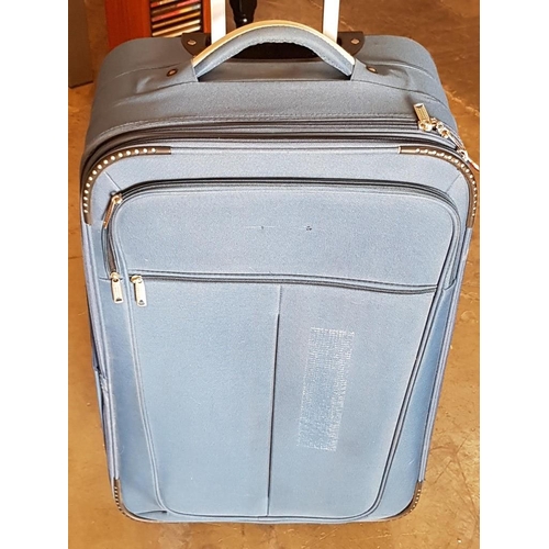 448 - Blue 'Extensible' Suitcase / Travel Bag, (Approx. 40 x 24 x 67cm)