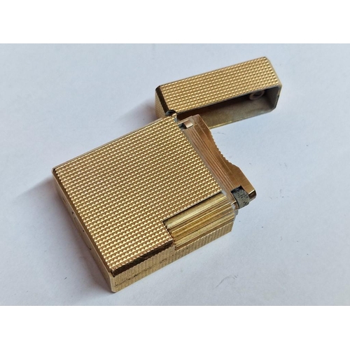 128 - Vintage S.T. Dupont, Paris, Gold Plated Lighter (Made in France)