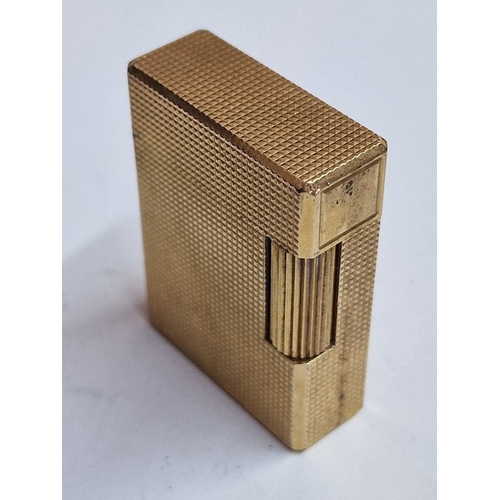 128 - Vintage S.T. Dupont, Paris, Gold Plated Lighter (Made in France)