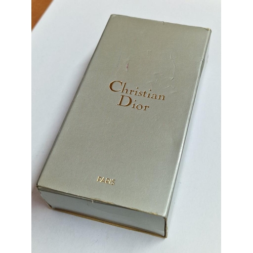 130 - Christian Dior, Paris, Gold Plated Les Briquets Lighter, (Ref: 10303 CD), Used, but in Original Pres... 