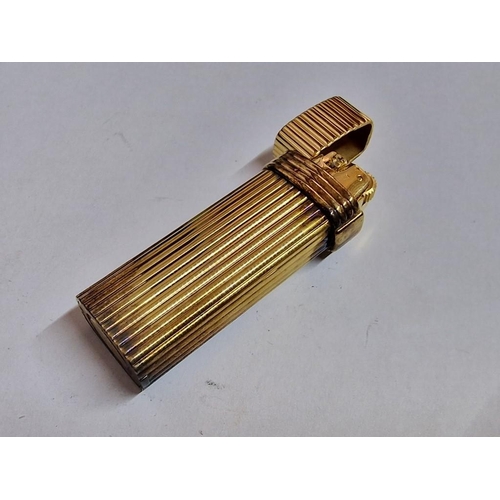 130 - Christian Dior, Paris, Gold Plated Les Briquets Lighter, (Ref: 10303 CD), Used, but in Original Pres... 