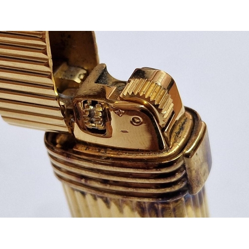 130 - Christian Dior, Paris, Gold Plated Les Briquets Lighter, (Ref: 10303 CD), Used, but in Original Pres... 