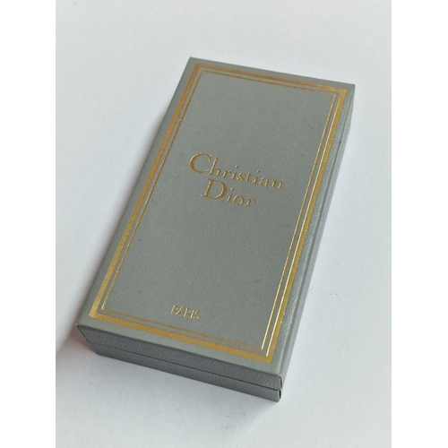 130 - Christian Dior, Paris, Gold Plated Les Briquets Lighter, (Ref: 10303 CD), Used, but in Original Pres... 