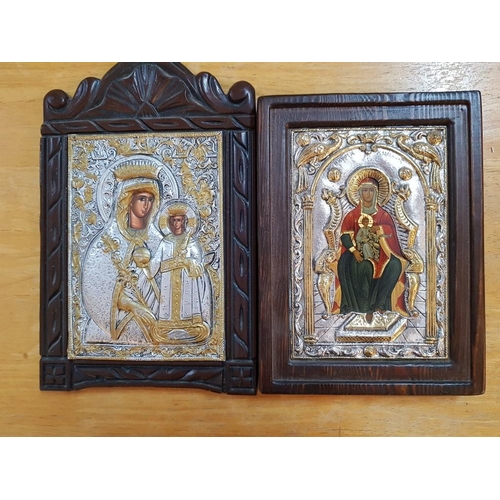530 - Collection of 7 x Assorted Orthodox Icons of Various Saints, (7)
