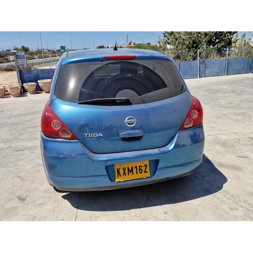 106 - Nissan Tiida, (2005), Metallic Blue, 5-Door Hatchback, Automatic, Petrol, 176,000km, Central Locking... 