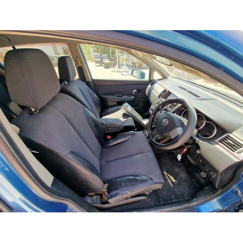 106 - Nissan Tiida, (2005), Metallic Blue, 5-Door Hatchback, Automatic, Petrol, 176,000km, Central Locking... 