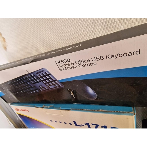 586 - Collection of Boxed Computer / Electronic Items; Carrara Monitor Stand, Digimate L-1715 17'' TFT LCD... 