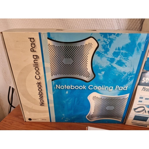 587 - Collection of Boxed Computer / Electronic Items; Carrara Monitor Stand, Notebook Cooling Pad, Portab... 