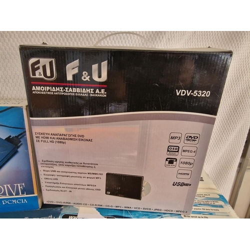 587 - Collection of Boxed Computer / Electronic Items; Carrara Monitor Stand, Notebook Cooling Pad, Portab... 