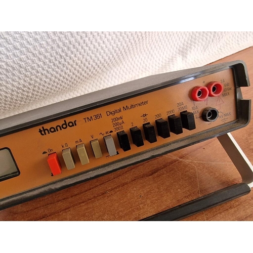 589 - 'Thandor' Digital Multimeter (TM351), FM Modulator, AC/DC Adapter, Lockable Cable and Adjustable Des... 