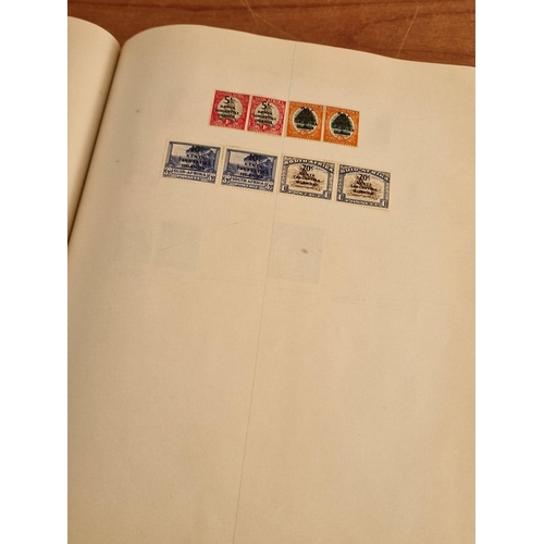 60 - Early Stanley Gibbons 'The Little Hinged Leaf Album' with Amazing Collection of King George VI Stamp... 