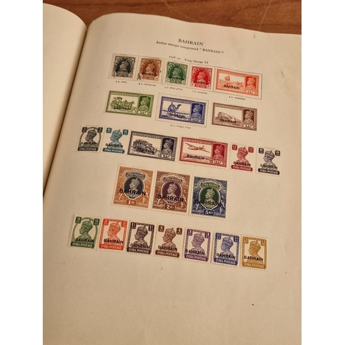 60 - Early Stanley Gibbons 'The Little Hinged Leaf Album' with Amazing Collection of King George VI Stamp... 