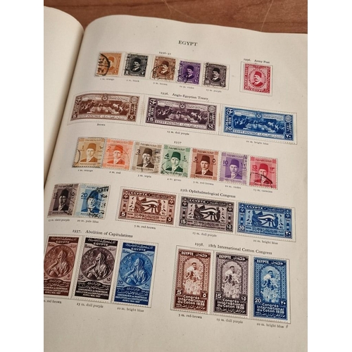 60 - Early Stanley Gibbons 'The Little Hinged Leaf Album' with Amazing Collection of King George VI Stamp... 