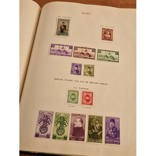 60 - Early Stanley Gibbons 'The Little Hinged Leaf Album' with Amazing Collection of King George VI Stamp... 