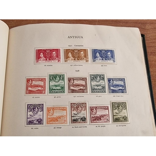 60 - Early Stanley Gibbons 'The Little Hinged Leaf Album' with Amazing Collection of King George VI Stamp... 