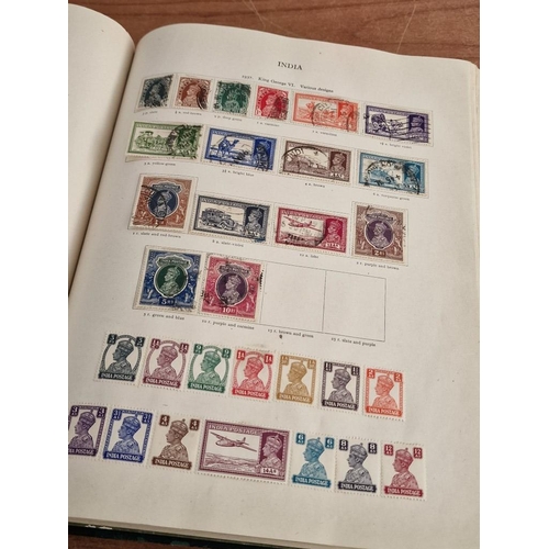 60 - Early Stanley Gibbons 'The Little Hinged Leaf Album' with Amazing Collection of King George VI Stamp... 