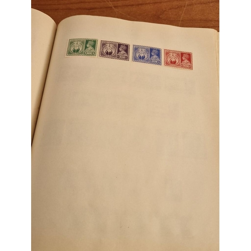 60 - Early Stanley Gibbons 'The Little Hinged Leaf Album' with Amazing Collection of King George VI Stamp... 