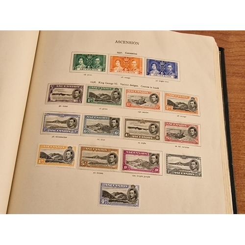 60 - Early Stanley Gibbons 'The Little Hinged Leaf Album' with Amazing Collection of King George VI Stamp... 