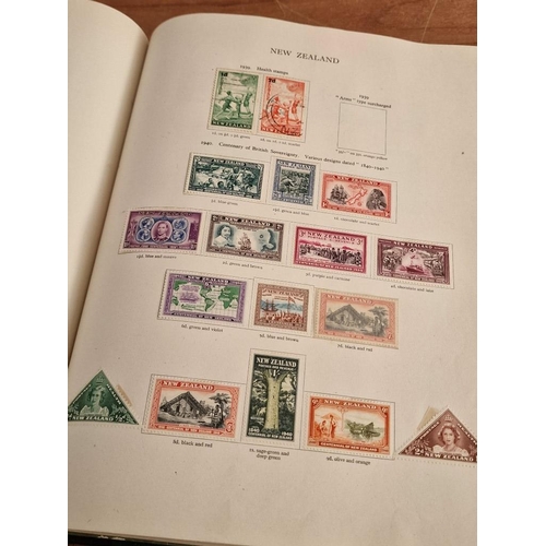 60 - Early Stanley Gibbons 'The Little Hinged Leaf Album' with Amazing Collection of King George VI Stamp... 