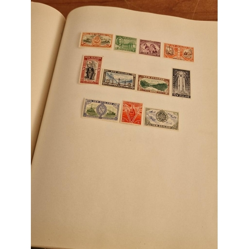 60 - Early Stanley Gibbons 'The Little Hinged Leaf Album' with Amazing Collection of King George VI Stamp... 