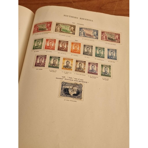 60 - Early Stanley Gibbons 'The Little Hinged Leaf Album' with Amazing Collection of King George VI Stamp... 