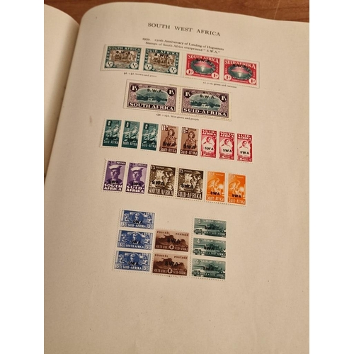 60 - Early Stanley Gibbons 'The Little Hinged Leaf Album' with Amazing Collection of King George VI Stamp... 