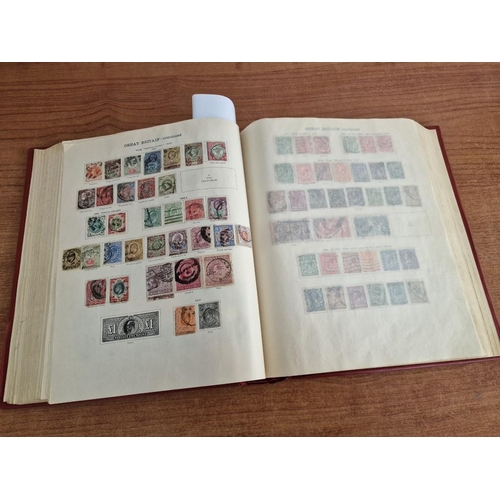 61 - Early Stanley Gibbons 'The New Ideal Album', Postage Stamps of the World from 1840 to Mid-1936, Vol ... 